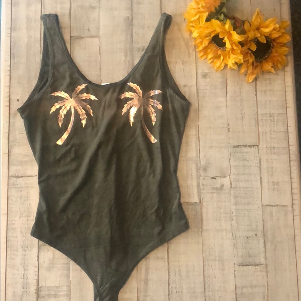 Olive bodysuit